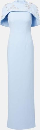 SAFiYAA Abito lungo con cristalli