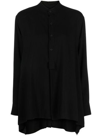 Yohji Yamamoto Button-up blouse - Zwart