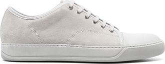 Lanvin DBB1 suede sneakers - men - Rubber/Calf Suede/Calf Leather/Rubber - 7.5 - Grey