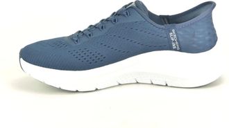 Skechers Schoenen, Dames, Blauw, 37 EU, Lycra +N. slip-in