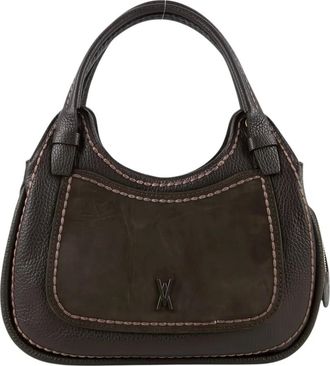 PLINIO VISONA Borsa a mano Camoscio - - Bags - Donna - Marrone - ONE SIZE