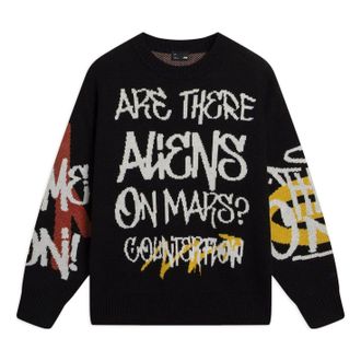 Li-Ning CF Mars Graphic Crew Neck Sweater Black AMBS187-3