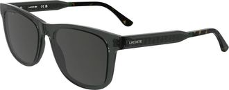 Lacoste Stijlvolle zonnebril in grijs - Heren - Zonnebrillen - Zwart - 54 MM - Accessoires