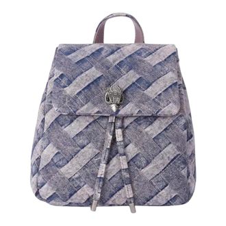 Kurt Geiger Rugzak - Dames - Tassen - Blauw - Maat: ONE Size Katoen