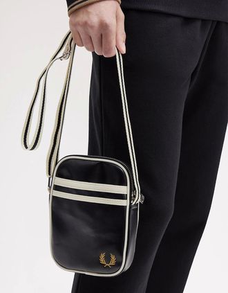Fred Perry Mens Fred Perry Classic Small Side Bag - Black