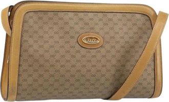 Gucci Pre-owned Cross Body Bags, female, Beige, Size: ONE SIZE Pre-owned Vintage Plastic Crossbody Bag