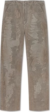 Diesel Broeken, Heren, Grijs, W32, Katoen, Pants D-Boix-Fsg 1