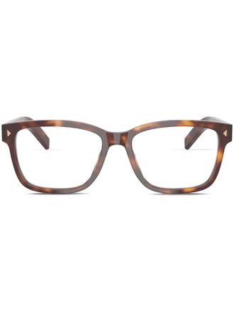 Prada Occhiali squadrati - Marrone