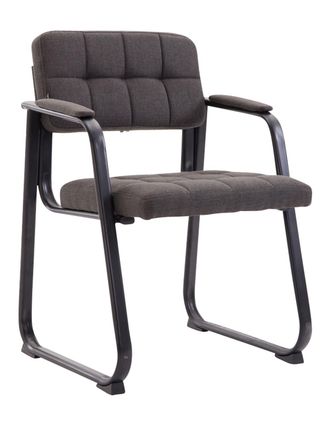 Clp Silla De Conferencia Canada B En Tela Gris Oscuro