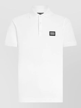 Dolce & Gabbana polo shirt straight cut collar short sleeves