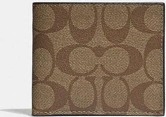 Coach ID Billfold Wallet in Beige | PVC