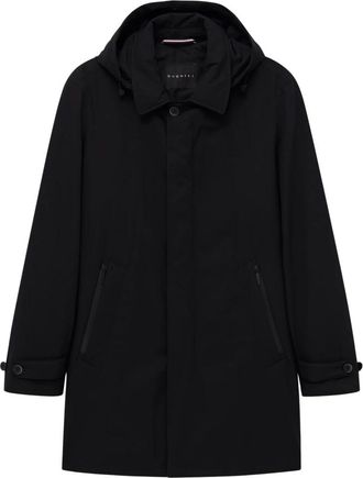 Bugatti Popeline Coat - Heren - Parka Jassen - Blauw - M - Leer - Jassen
