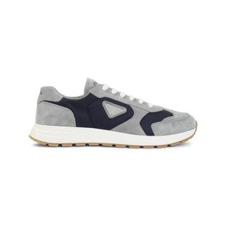 Prada Blue Color-Block Prax Sneakers