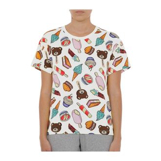 Moschino T-Shirts, female, Multicolor, S, Icecream Gelato Swimsuit