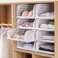 OEM Organizador De Cajones Apilable De 3 Piezas, 43 X 33,5 X 14 Cm - Pl&aacute;stico Ecol&oacute;gico - Almacenamiento De Ropa Con Pr&aacute;ctico Sistema Deslizante - Crezuo