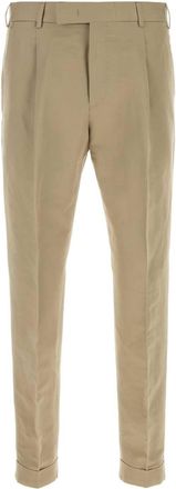 Pantaloni Torino Beige Linen Blend Pant