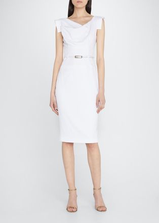 Black Halo Jackie O Sleeveless Sheath Dress