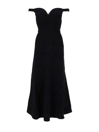 Self Portrait Boucle Midi Dress