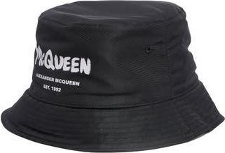 Alexander McQueen Bucket Hat in Black Ivory at Nordstrom Rack, Size Medium