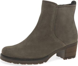 Gabor Delight Womens Ankle Boots 7 UK Marrone