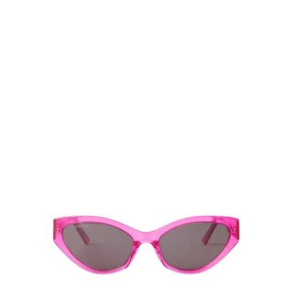 Balenciaga Sunglasses, female, Pink, Size: ONE SIZE Flat Cat Eye Sunglasses