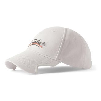 Balenciaga Political Stencil Cap Off White Black 788752410B29860