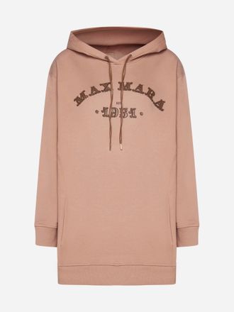 Max Mara Adito Logo Cotton Hoodie