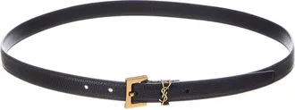 Saint Laurent Cintura Leather Belt