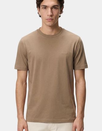 HUGO BOSS Mens Thompson 01 T-Shirt Beige - Cream - Size: 44
