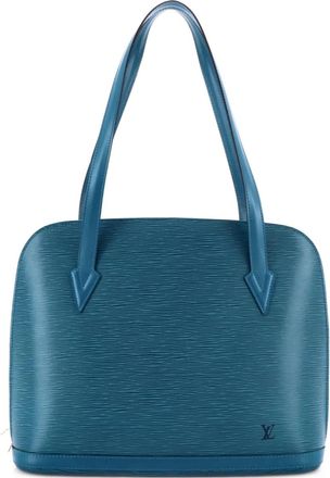 Louis Vuitton Lussac Handbag Epi Leather shoulder bag - Blauw