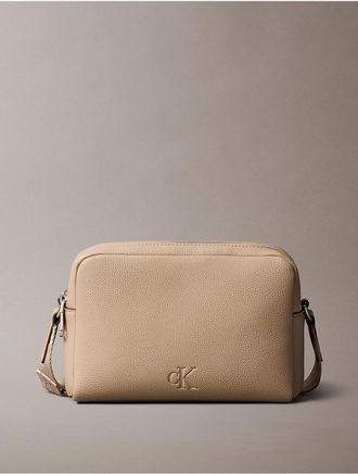 Calvin Klein Womens Ultralight Crossbody Bag - Brown