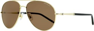 Montblanc MB0068S Sunglasses - Gold