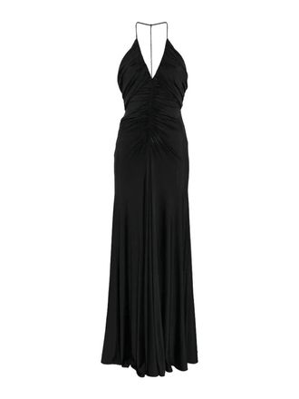 Self Portrait Jersey Gathered Maxi Dress