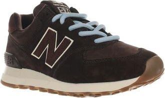 New Balance 574 Sneaker in Black Coffee/Angora at Nordstrom, Size 6.5