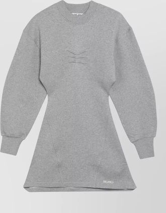 The Attico cotton mini sweatshirt dress