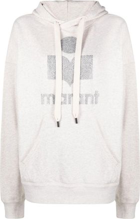 Isabel Marant Mansel hoodie - women - Cotton/Polyester - 38 - Neutrals