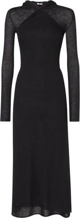 Fendi Abito - Dames - Kleedjes - Zwart - S - Wol - Kleedjes