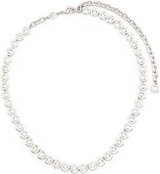 Swarovski Imber Tennis necklace - women - Rhodium Plated Brass/Swarovski Crystal - One Size - Silver