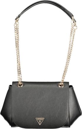 Guess Nero Poliuretano Women Womens Handbag