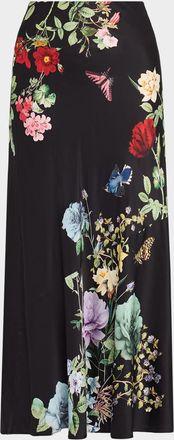 Alice & Olivia Terese Ankle-Length Slip Dress