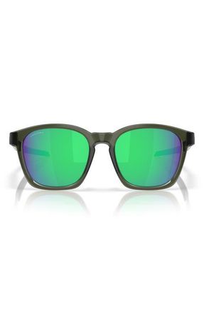 Oakley Gender Inclusive Shackle 52mm Square Sunglasses in Olive Ink/prizm Jade at Nordstrom