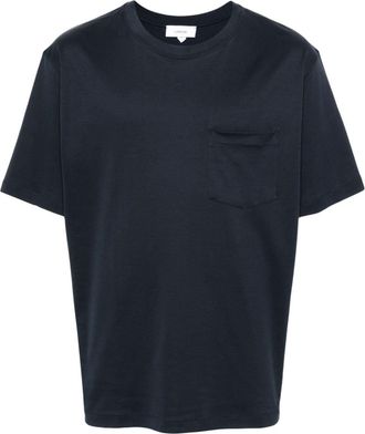 Lardini patch-pocket cotton T-shirt - men - Cotton - L - Blue