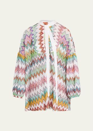 Missoni Chevron Knit Mini Dress Coverup