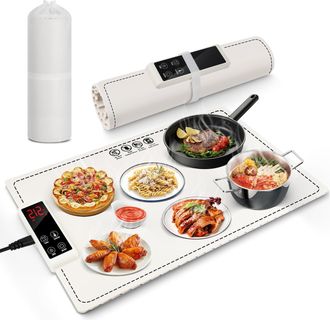 OEM Calentador De Alimentos El&eacute;ctrico, Tapete Calentador De Alimentos Plegable Con Temperatura Ajustable, Tapete Calentador De Alimentos El&eacute;ctrico Para Bu