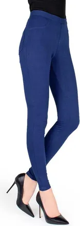 MeMoi Soft Chic Leggings in Blue Denim at Nordstrom Rack, Size Large/x-Large