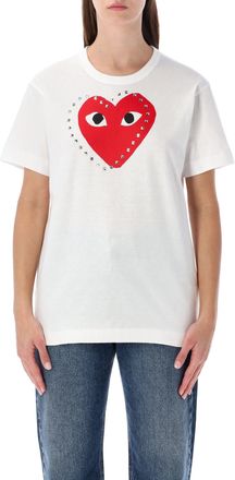 Comme Des Gar&ccedil;ons Magliette e polo Comme Des Garcons Play bianche