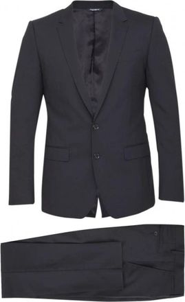 Dolce & Gabbana Martini-fit Pak - Heren - Business pakken - Zwart - S - Wol - Kostuums