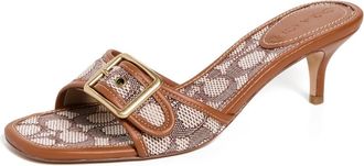 Coach Coach Womens Margot Sandal Platform, Cocoa/Burnished Amber, 7.5 UK