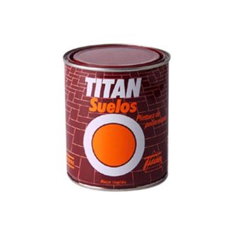 Titan Pintura Suelos Rojo Ingles - 4 L