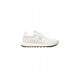 Emporio Armani Schoenen, Heren, Wit, 42 EU, Leer, ASV Sneakers